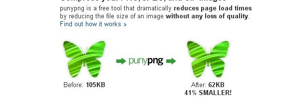 Webツール Webデザイナーは必見・必須！手軽に画像を最適化してくれる無料で使える「punypng」